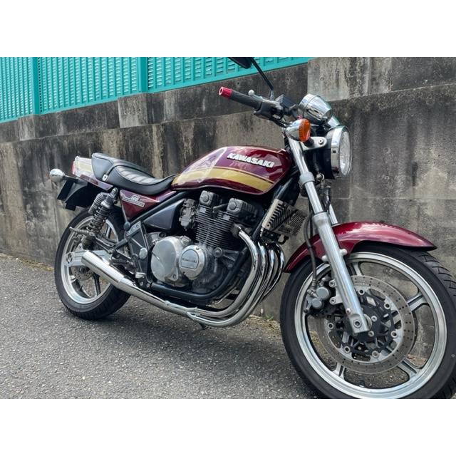 プリティー KAWASAKI SPIDER ゼファー400 手曲げショート管 メッキ