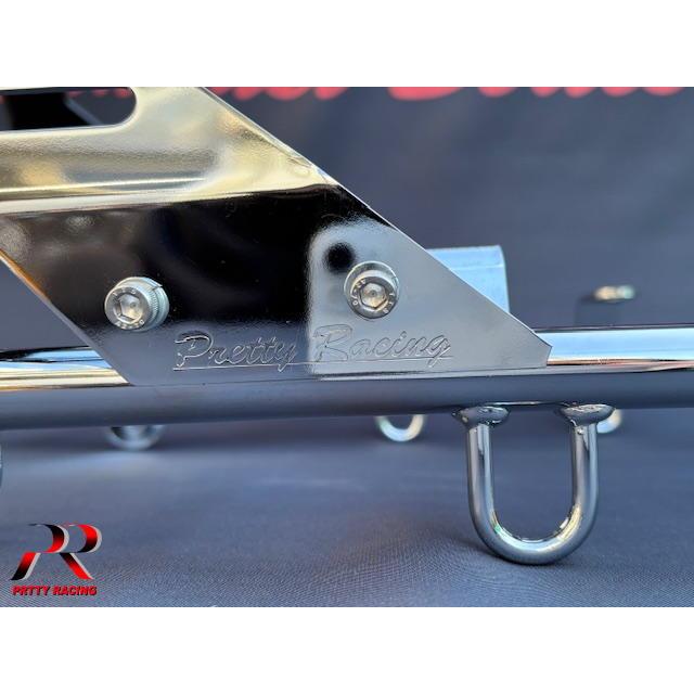 KAWASAKI バリオス2 ファッションタンデムバー（ゴム巻き）【ワイド