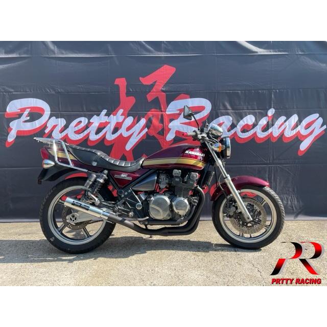 プリティ― KAWASAKI ゼファー400 /χ 4-1管 50.8π ALサイレンサー
