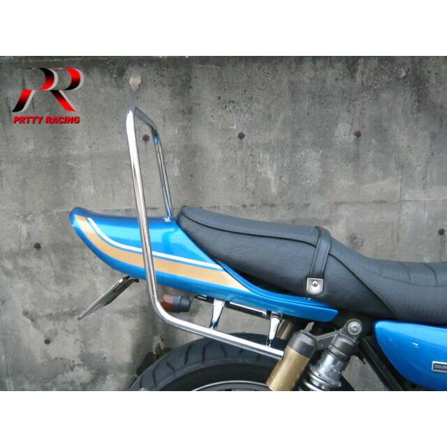 KAWASAKI ゼファー400/Χ PRETTY製 ロングタンデムバー : PRETTYRACING