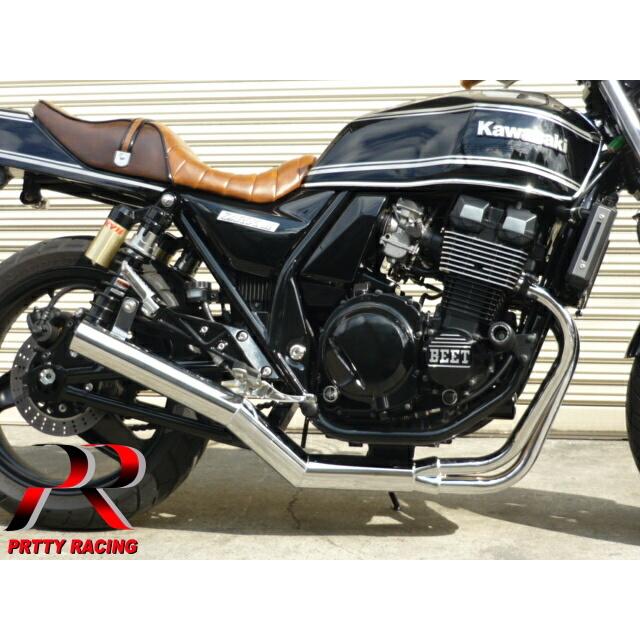 プリティー KAWASAKI ZRX400/2 98〜 【ショート管】 70π メッキ