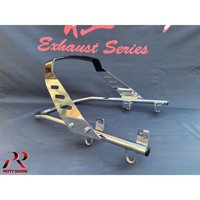 KAWASAKI バリオス2 ファッションタンデムバー（ゴム巻き）【ワイド