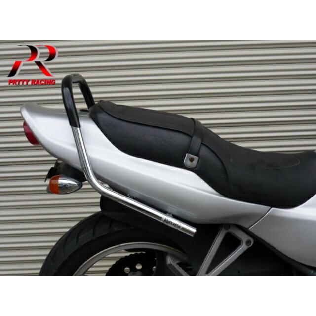 KAWASAKI バリオス1 PRETTY製 極太 ワイド ゴム巻きタンデムバー