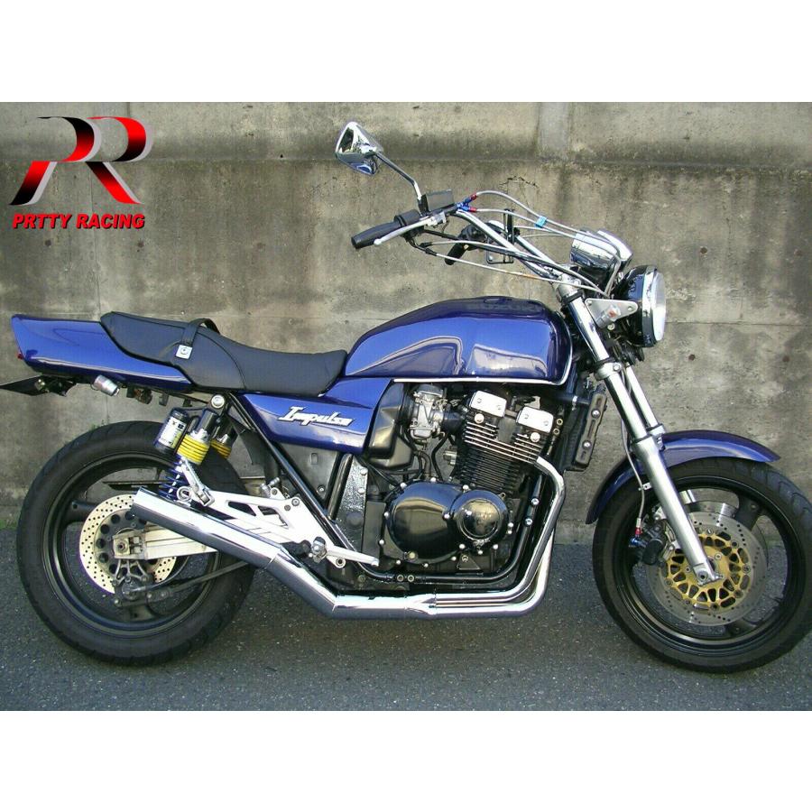 プリティー SUZUKI GSX400インパルス GK79A ショート管 メッキ 70π