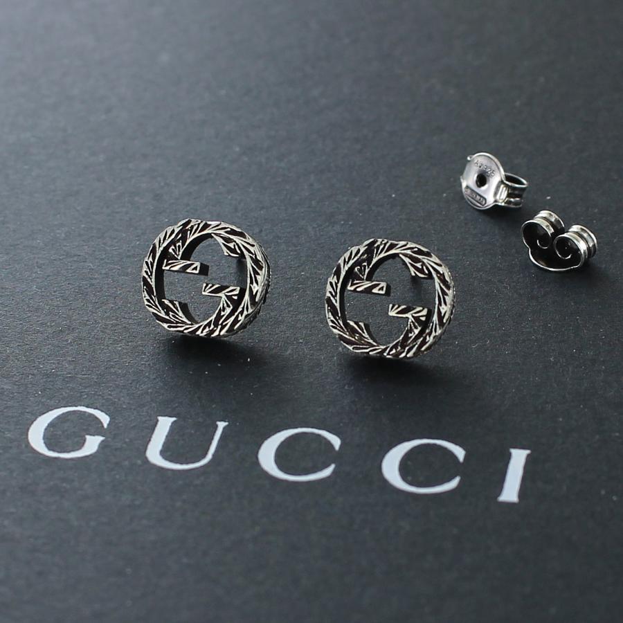 GUCCI（グッチ） ピアス シルバー925 ユニセックス インターロッキング