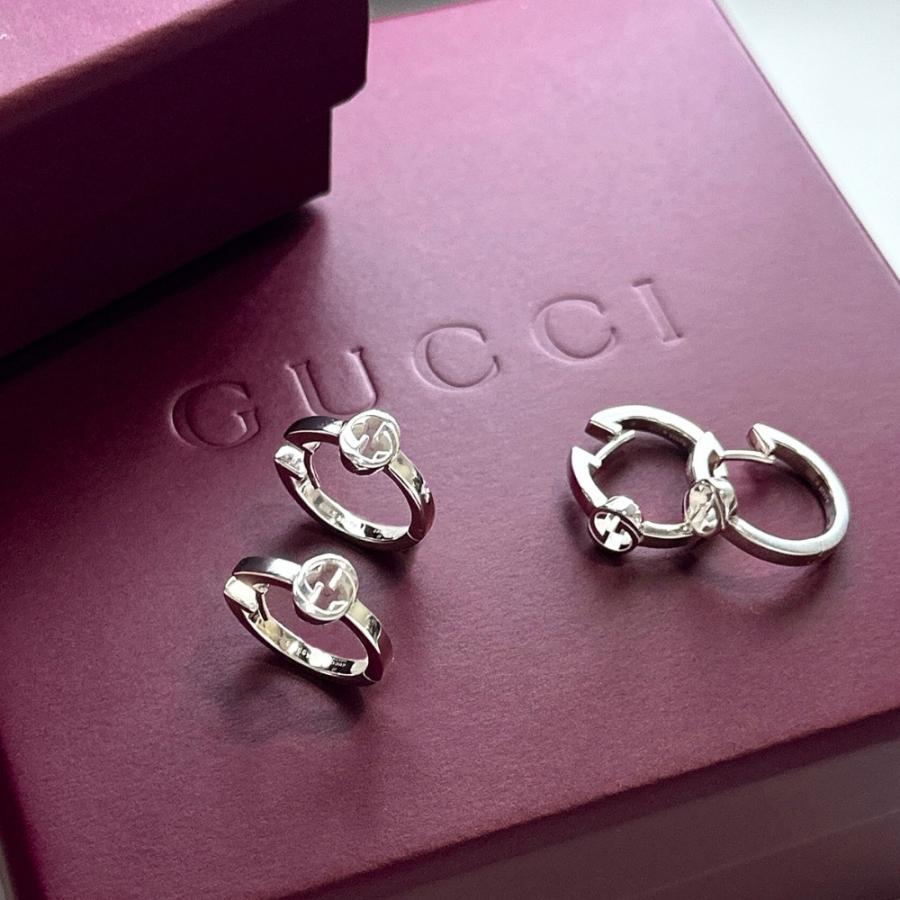 GUCCI（グッチ） ペア ピアス 両耳用 2個セット フープピアス お揃い