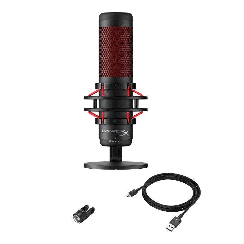 HyperX コンデンサーマイク USB接続 アーム おまけ HyperX QuadCast +