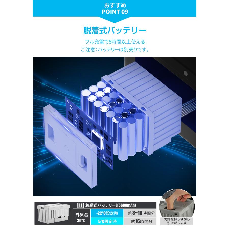 PROBASTO 車載冷蔵庫 ポータブル冷蔵庫 12L バッテリー -20℃〜20℃ 急速
