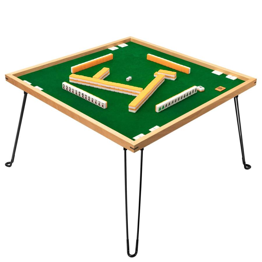 PROBASTO 麻雀卓 麻雀テーブル 折りたたみ 木製 68cm×68cm 手打ち 軽量