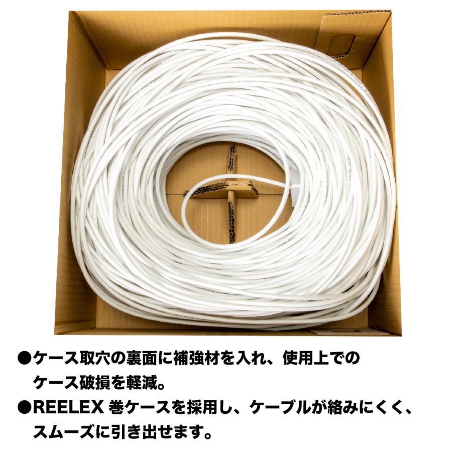 期間限定10%OFF UTP-C6A-SD(PB/WH) UTP LAN ケーブル 300m/1箱 CAT6A