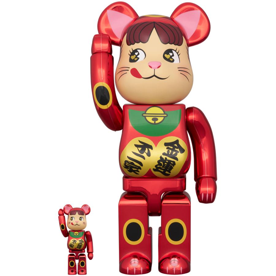 MEDICOM TOY（メディコム・トイ） BE@RBRICK 招き猫 ペコちゃん 金運