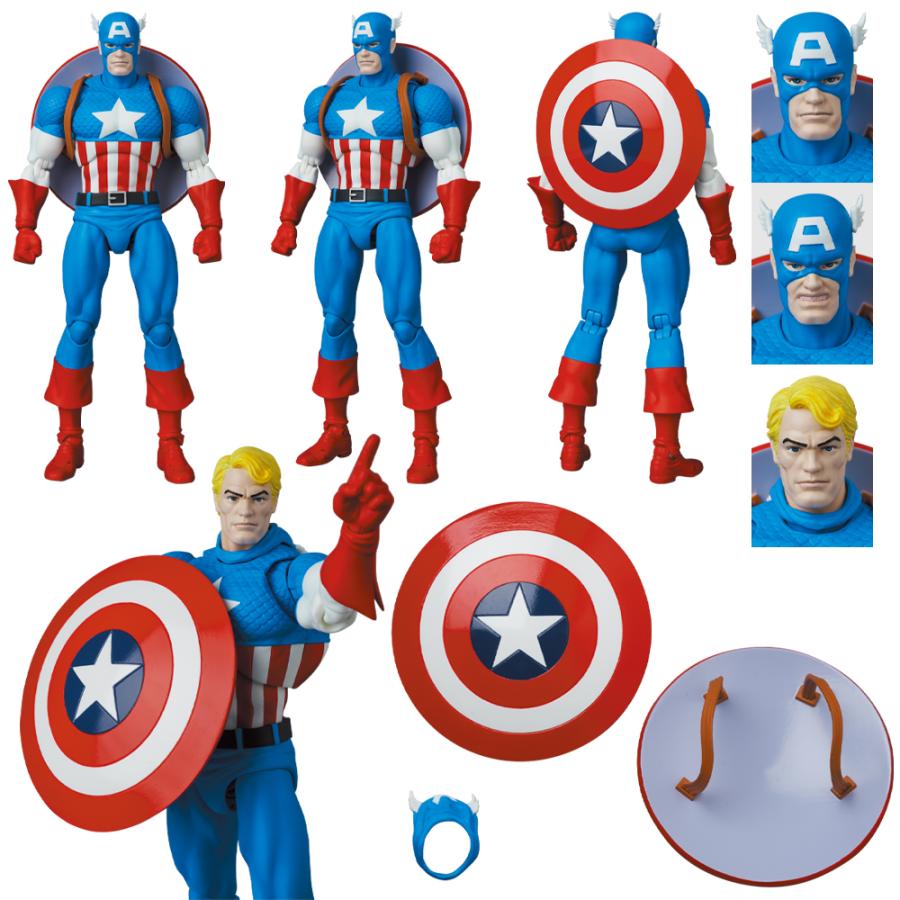 MEDICOM TOY（メディコム・トイ） MAFEX CAPTAIN AMERICA（COMIC Ver