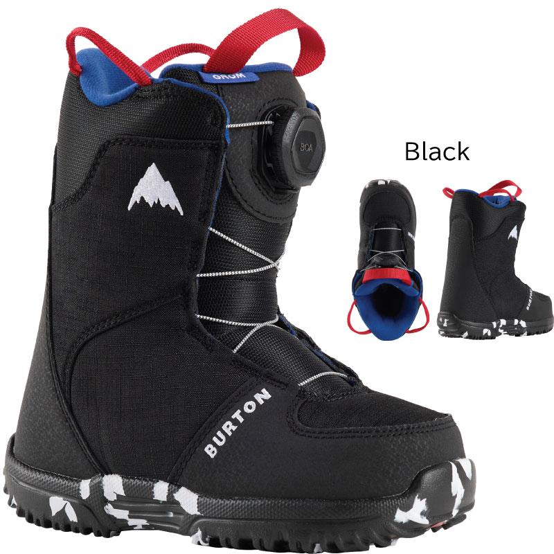 Burton 子ども用スノーボードブーツ 21ブラック/レッド/ブルー Burton