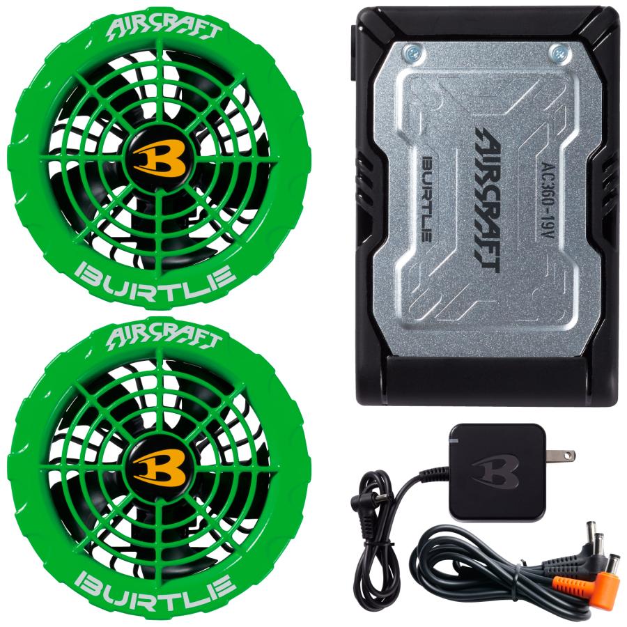 BURTLE（バートル） エアークラフト ファンバッテリーセット AC360