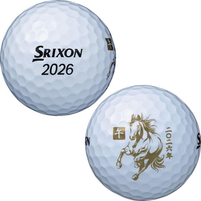 Z-STAR ダンロップ スリクソン 2026年 干支ボール 午 ゴルフボール 1