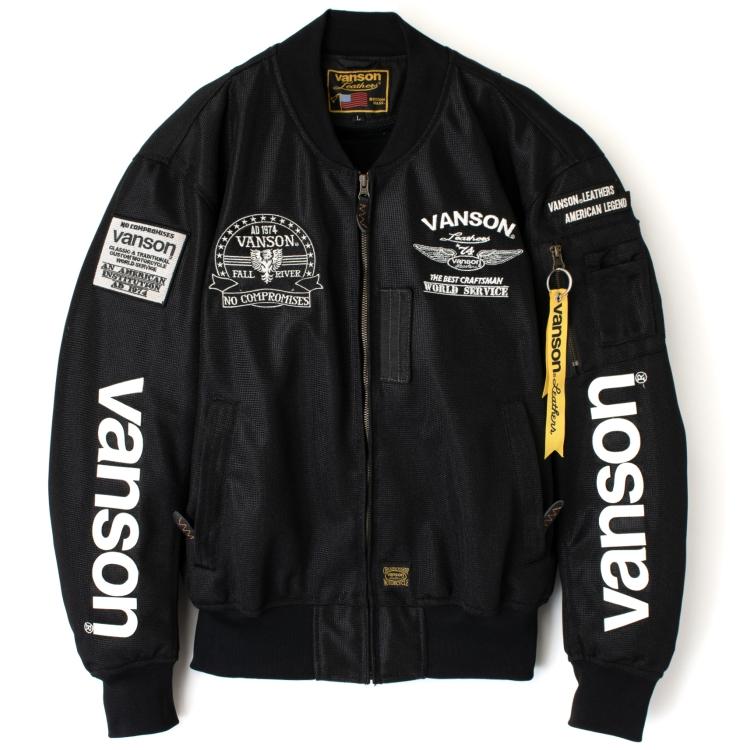 VANSON（バンソン） 【在庫あり 即納】VANSON 2XLサイズ メッシュ MA-1