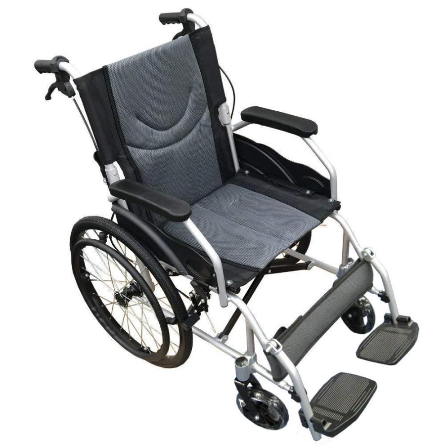 Nice WayⅢ 車椅子 折り畳み 介助式 自走式車椅子 3Dクッション付き