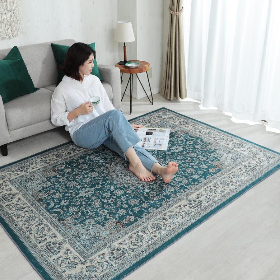 グラムスタイル ラグ カーペット ペルシャ風 3畳 200×250 北欧