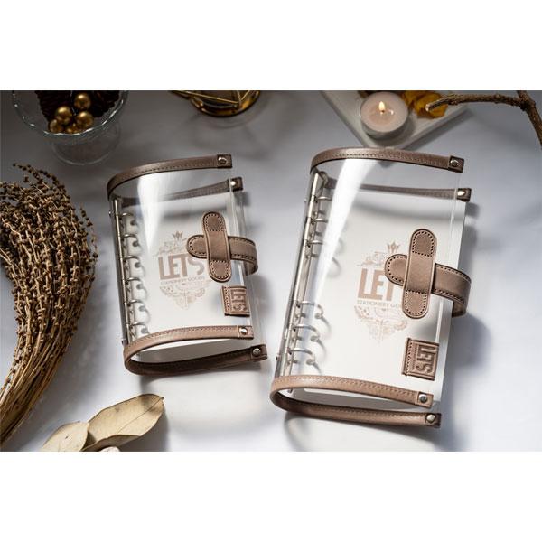 LETSクリアシステム手帳 M5サイズ [mostro グレージュ] LETS