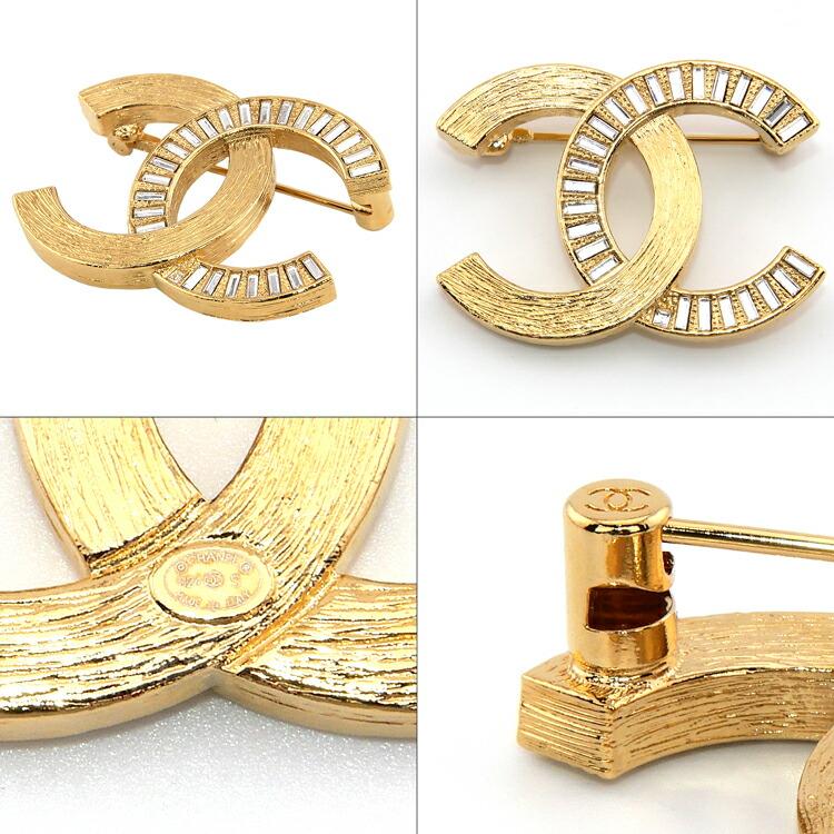 CHANEL（シャネル） ブローチ アクセサリー CCマーク メタル ゴールド
