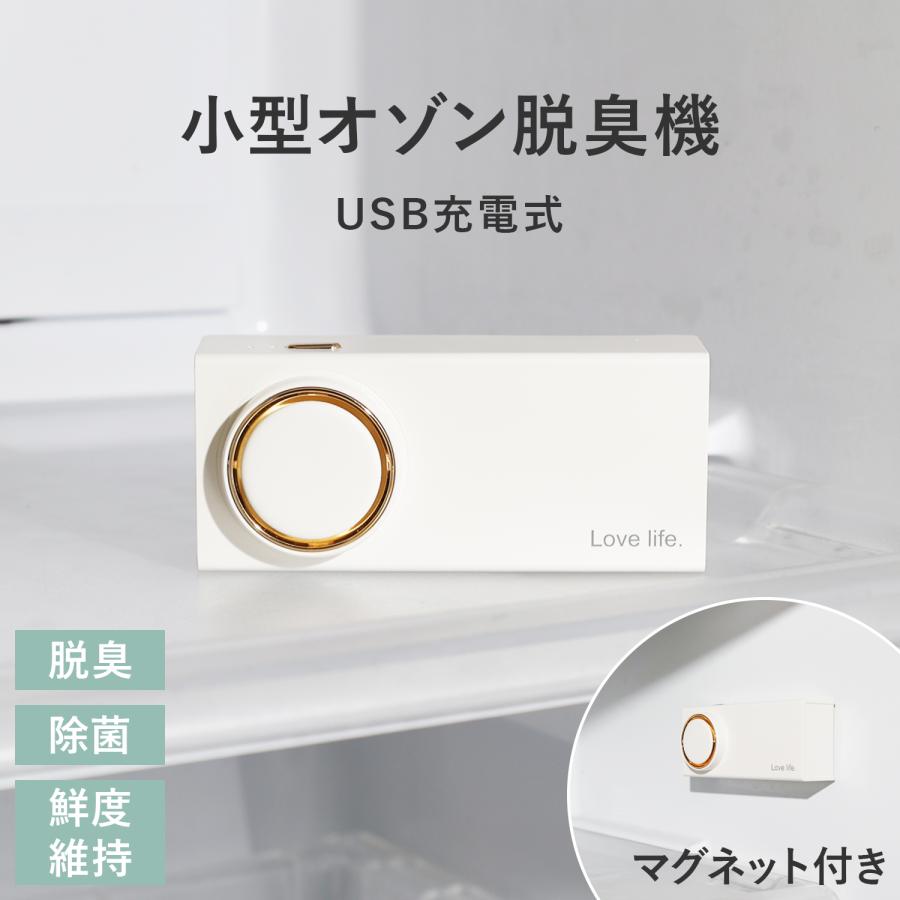 ミニ空気清浄機 オゾン発生器 脱臭 脱臭機 除菌 充電式 オゾン脱臭機