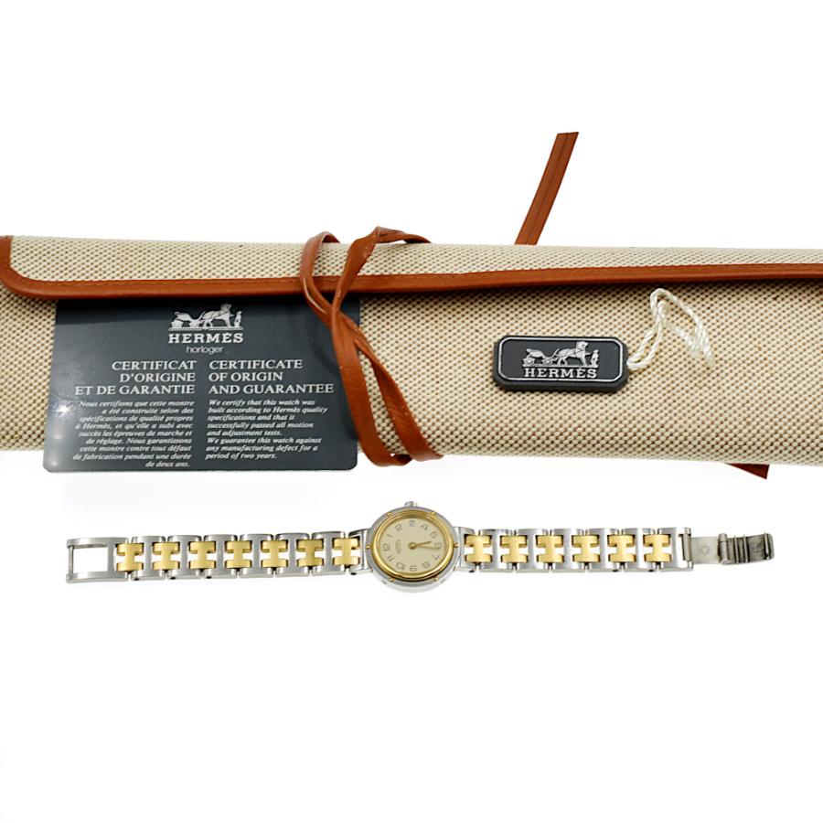HERMES（エルメス） クリッパー QZ クォーツ レディース腕時計