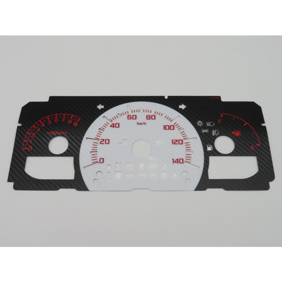 新品 LA400K メーターパネル 白カーボン×黒 赤 コペン MT : 堀内商店