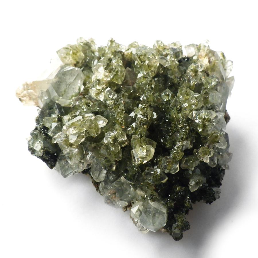 エピドートwithクォーツ 原石 トルコ産 天然石 パワーストーン : 仏像