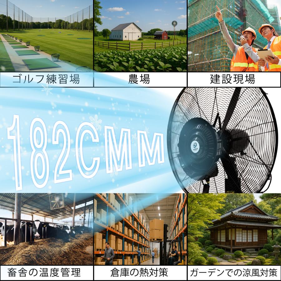 業務用大型ミストファン キャスター付き ミスト アウトドア イベント