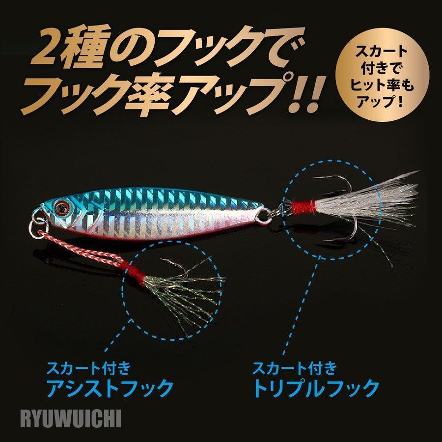 メタルジグセット 5個セット メタルジグ 10g 20g 30g ジグ 釣り ルアー