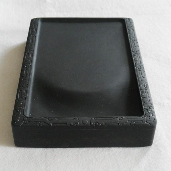 書道硯 歙州硯 金星 龍尾硯 12吋 一点物 歙硯 すずり : 書道用品 緑風