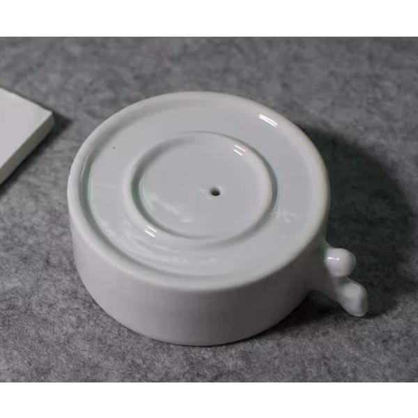 筆洗い 陶器 墨池 景徳鎮 手書き 水墨画用品 書道用品 : 書道用品 緑風