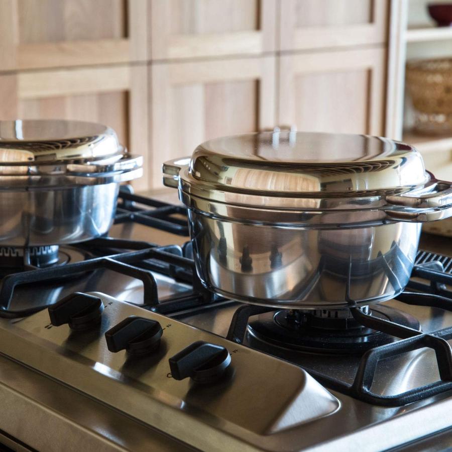 HALムスイ KING無水鍋(R)20 両手鍋 20cm 無水調理 1鍋8役 ガス火専用