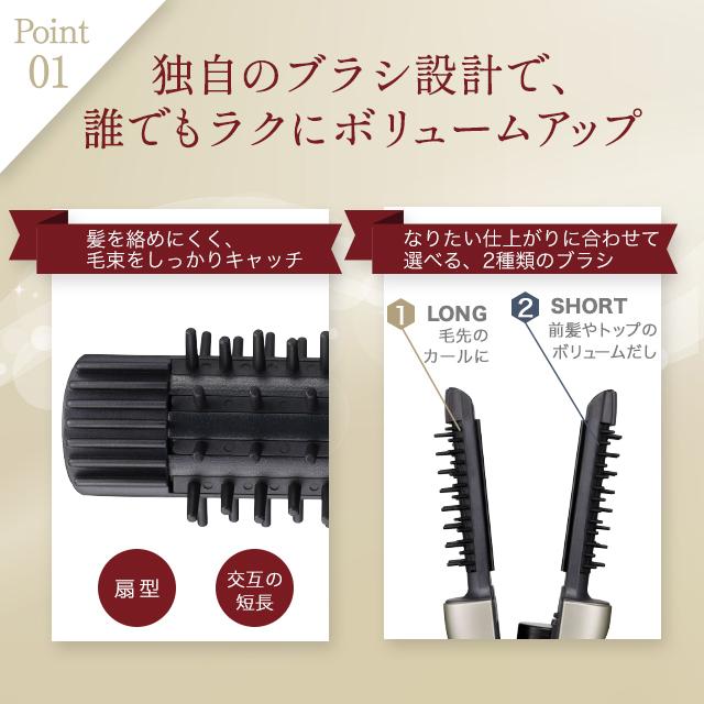 YA‐MAN（ヤーマン） ヘアボリューマー ヘアアイロン ストレート