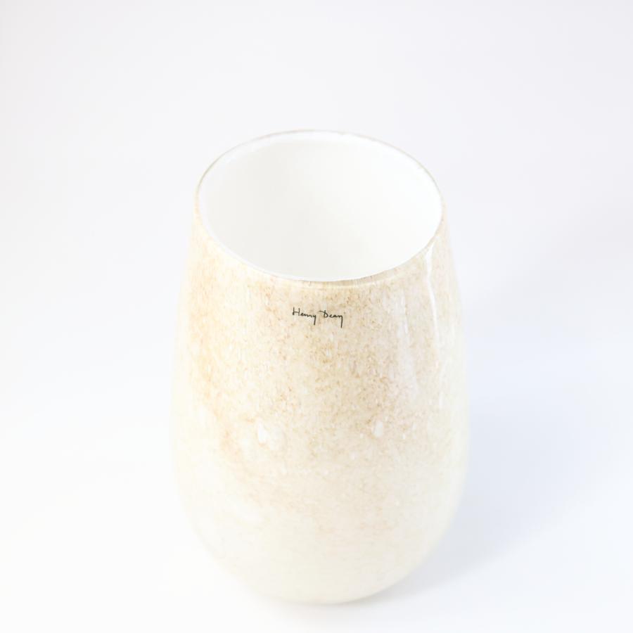 HenryDean ヘンリーディーン ストロンボリS リンクスB ガラス花瓶 花器