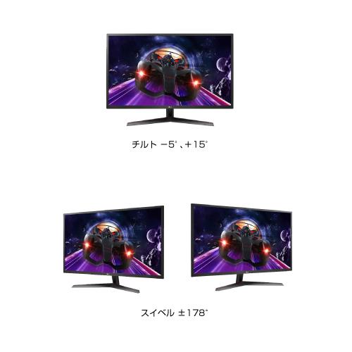 LG製 31.5インチ大画面IPS フルHDモニター 32MP60G-B : S@GUARD - 通販