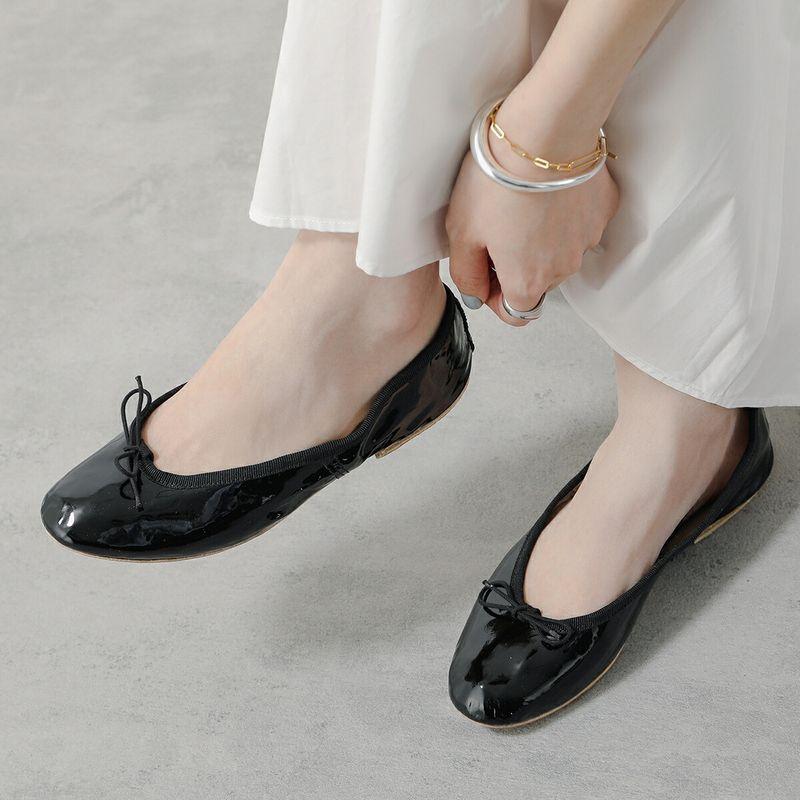 E.PORSELLI PORSELLI ポルセリ バレエシューズ BALLERINE 95 PATENT