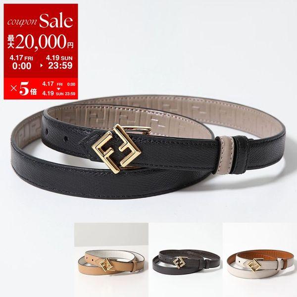 FENDI（フェンディ） ナローベルト 8C0687 ANH8 レディース レザー
