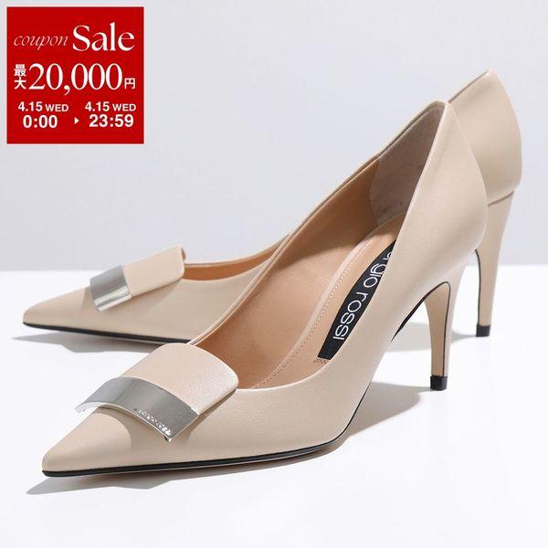 Sergio rossi（セルジオロッシ） ハイヒール 75mm sr1 075 シルバー