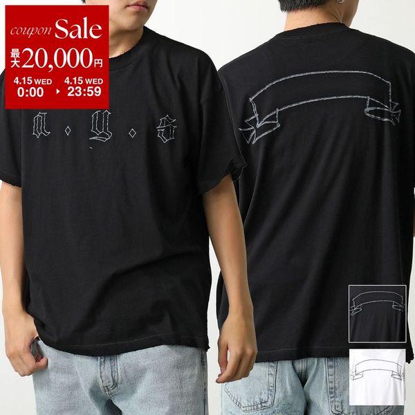 ASKYURSELF アスクユアセルフ 半袖 Tシャツ MARKED DISTRESSED SUMMER