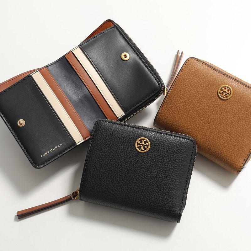 TORY BURCH（トリーバーチ） 二つ折り財布 ROBINSON PEBBLED BI-FOLD