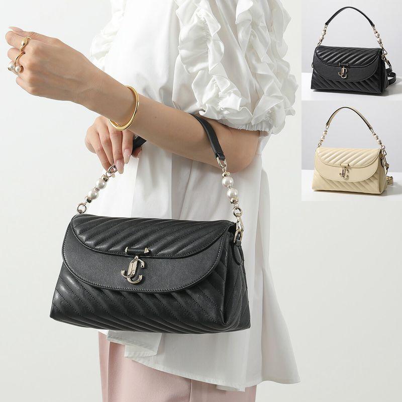 JIMMY CHOO（ジミーチュウ） ショルダーバッグ AVN CURVE TOPHANDLE/U