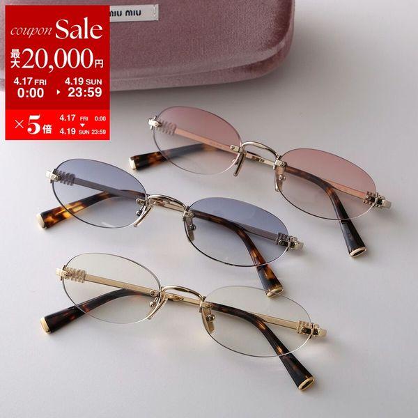miu miu（ミュウミュウ） サングラス SMU A54 レディース オーバル型