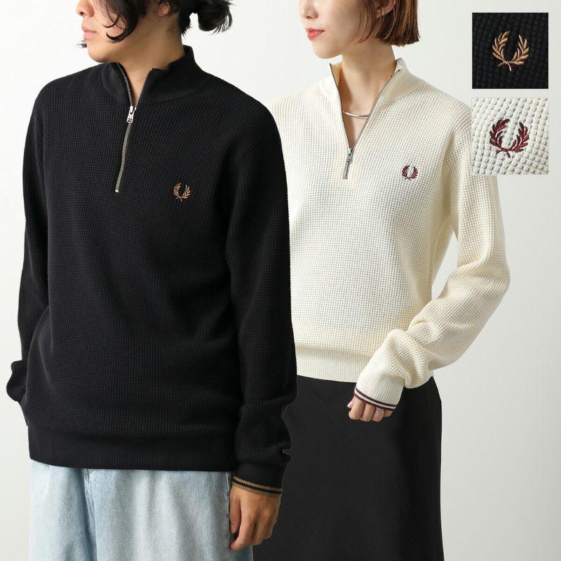 FRED PERRY（フレッドペリー） セーター WAFFLE STITCH HALF ZIP