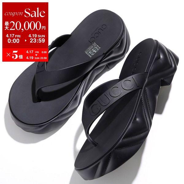 GUCCI（グッチ） トングサンダル 746334 JFM00 レディース ラバー ロゴ