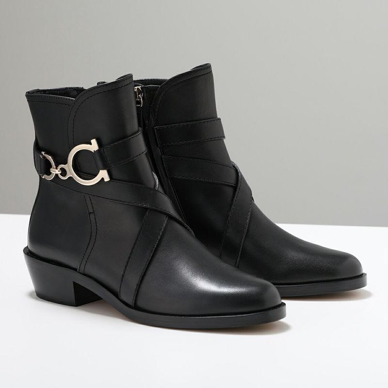 FERRAGAMO（フェラガモ） ショートブーツ SHADI シャディ 726590