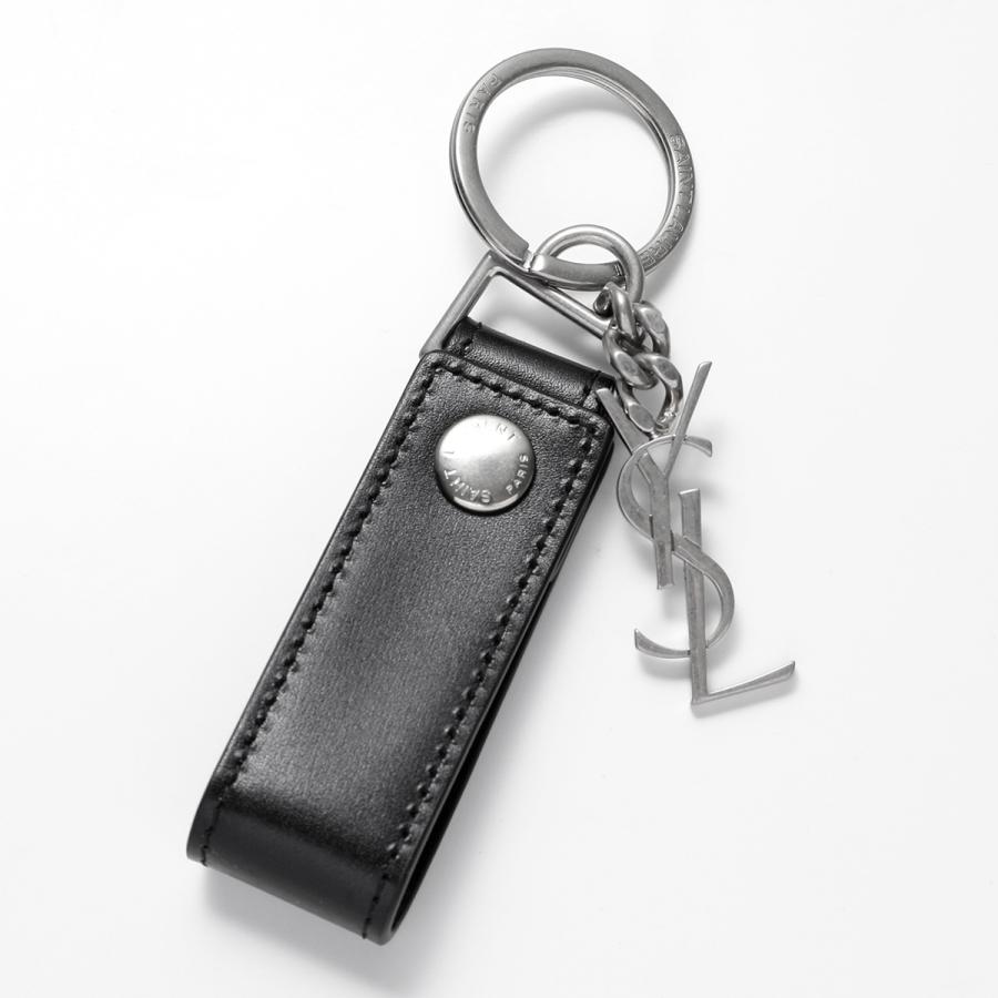 SAINT LAURENT サンローラン キーリング 518323 0SX0E メンズ レザー