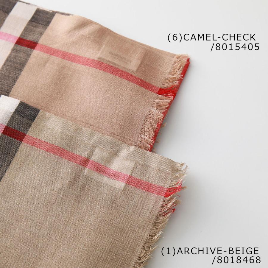 BURBERRY（バーバリー） ストール GIANT CHECK GAUZE レディース