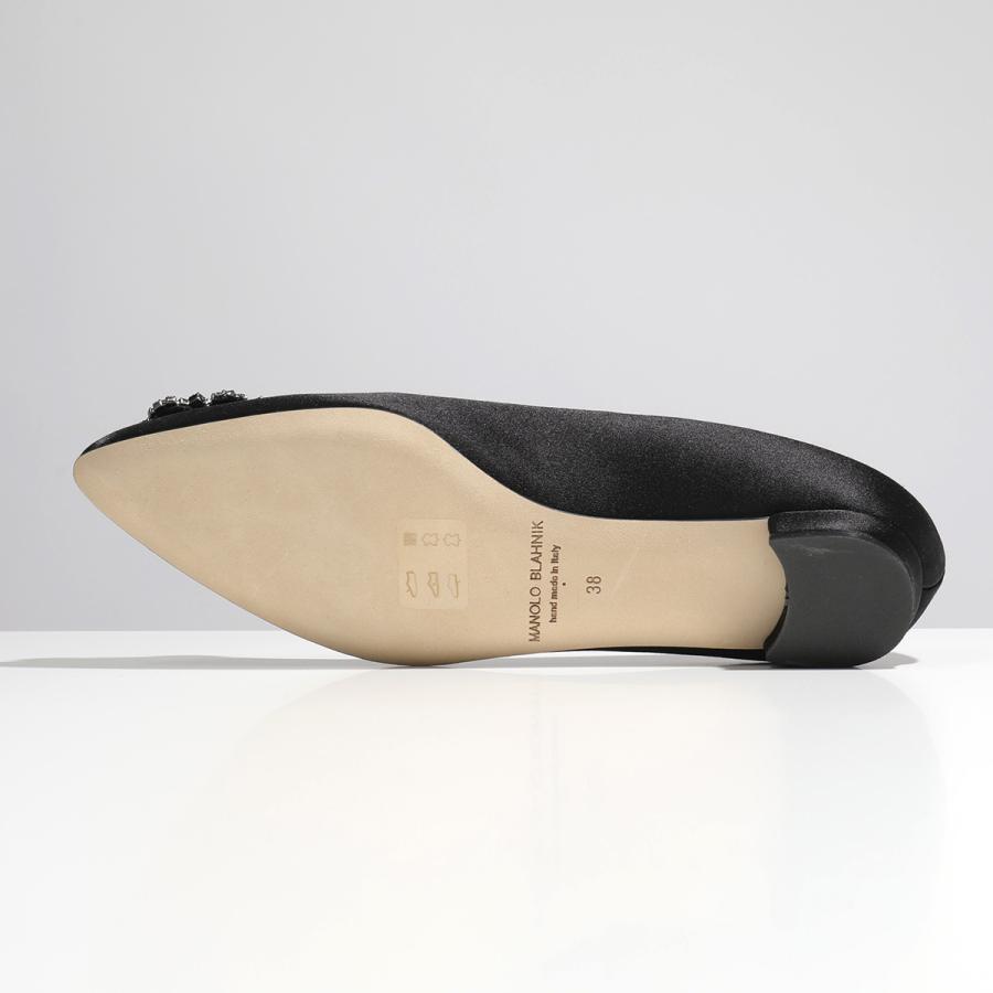 MANOLO BLAHNIK（マノロブラニク） パンプス HANGISIFLAT FMC SATIN
