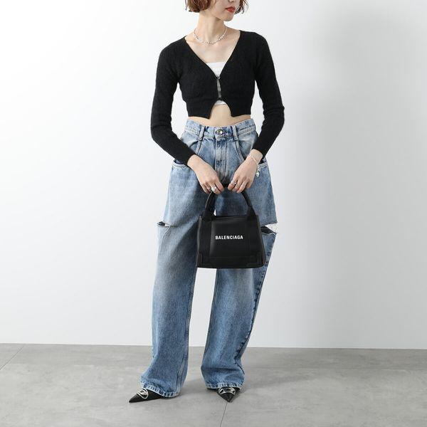 BALENCIAGA（バレンシアガ） トートバッグ NAVY CABAS XS AJ 390346